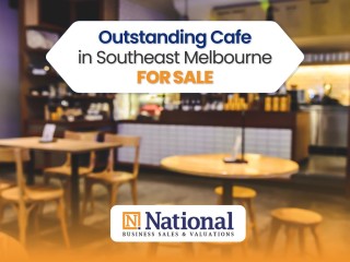 Outstanding Cafe for sale in Melbourne South East | Cheap Rent | Long Lease