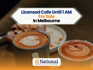 Great Location! Licensed Cafe until 1 am for Sale in Melbourne | Huge Potential