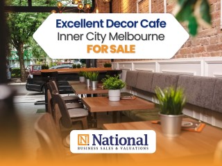 Excellent Location | Superb Decor | Cafe For Sale Inner City Melbourne